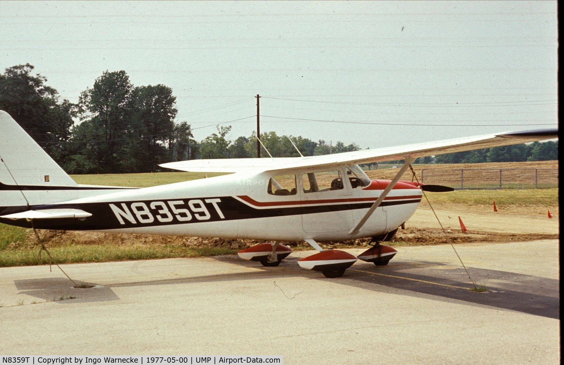 N8359T, 1961 Cessna 175C Skylark C/N 17557059, Cessna 175C at Indianapolis Metropolitan Airport