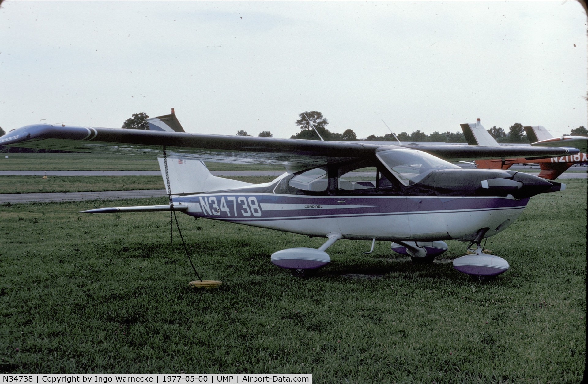 N34738, 1973 Cessna 177B Cardinal C/N 17701970, Cessna 177B Cardinal at Indianapolis Metropolitan Airport