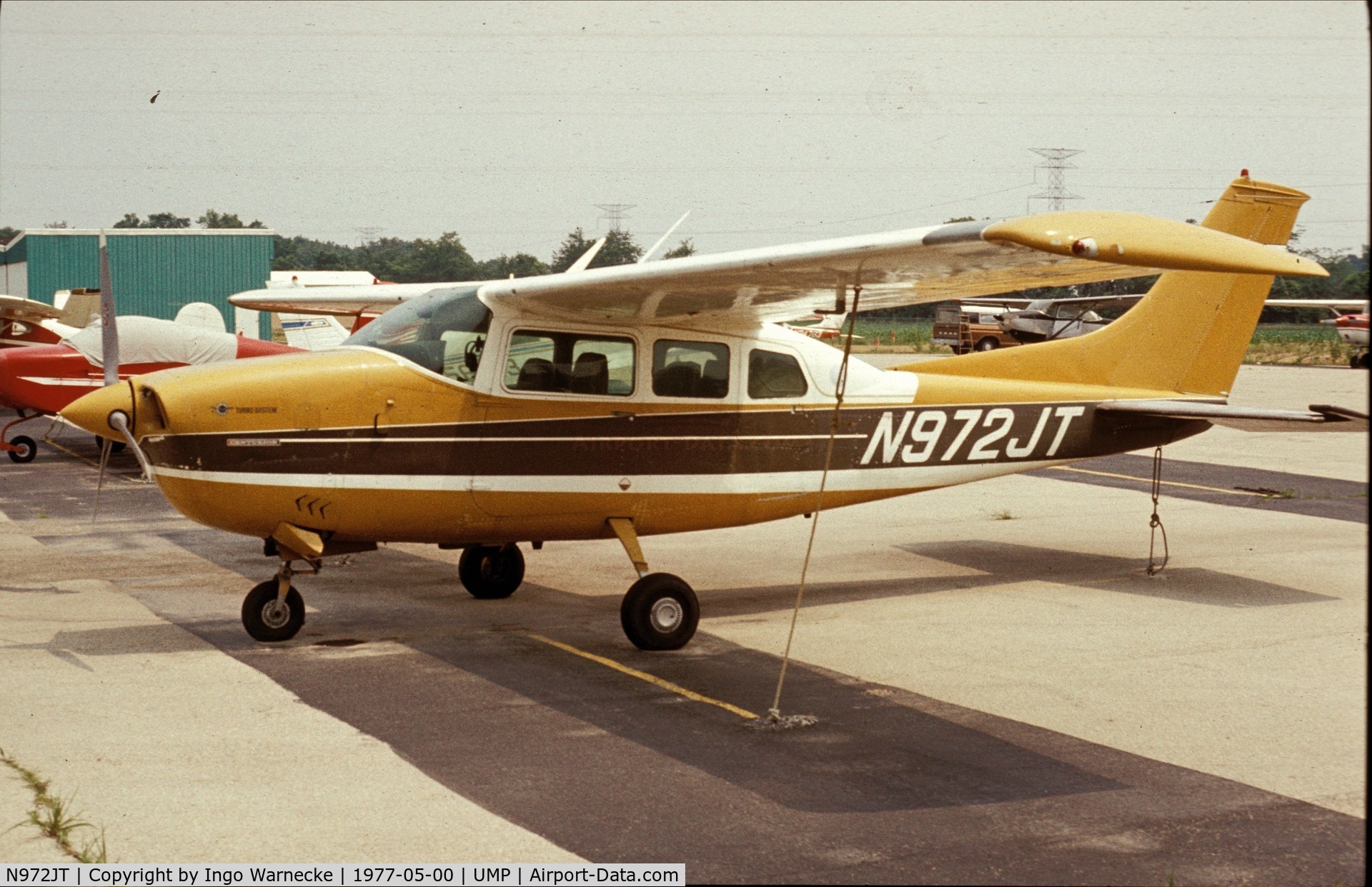 N972JT, Cessna T210J Turbo Centurion C/N T210-0405, Cessna T210J Centurion at Indianapolis Metropolitan Airport
