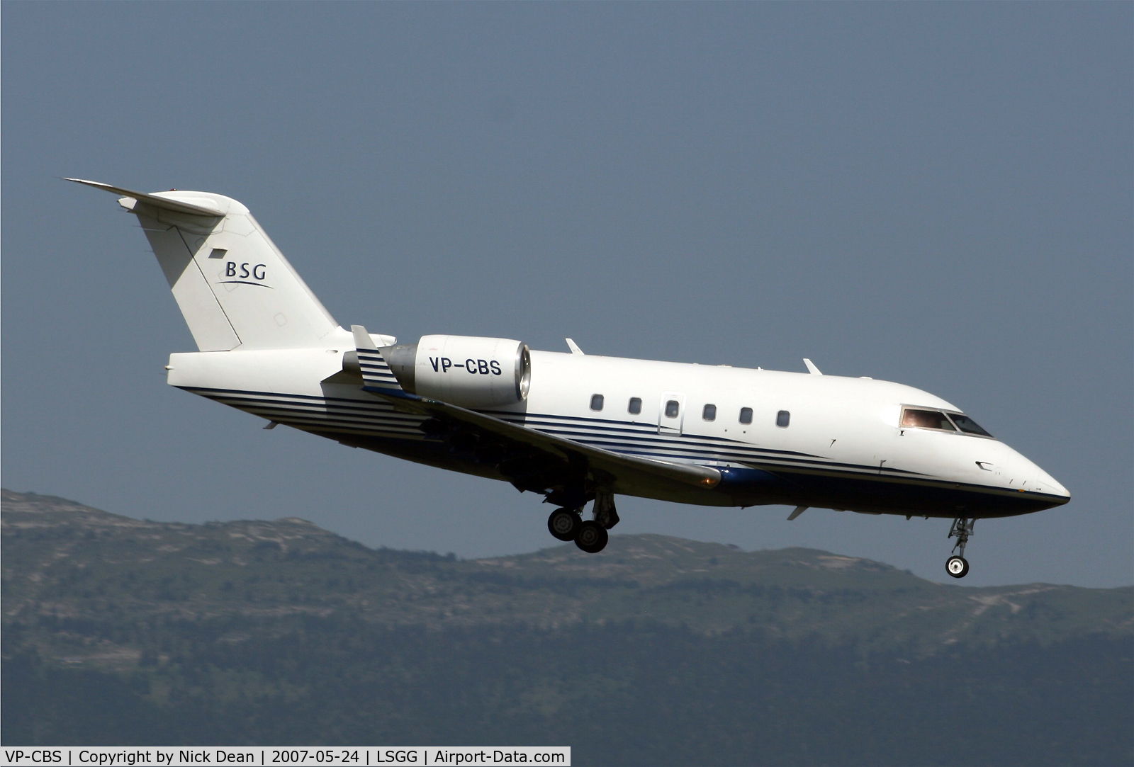 VP-CBS, 1989 Canadair Challenger 601-3A (CL-600-2B16) C/N 5044, LSGG