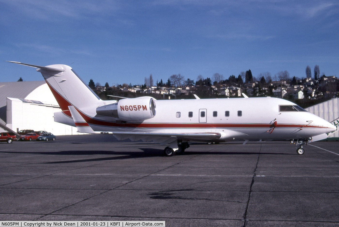 N605PM, 1997 Canadair Challenger 604 (CL-600-2B16) C/N 5356, KBFI