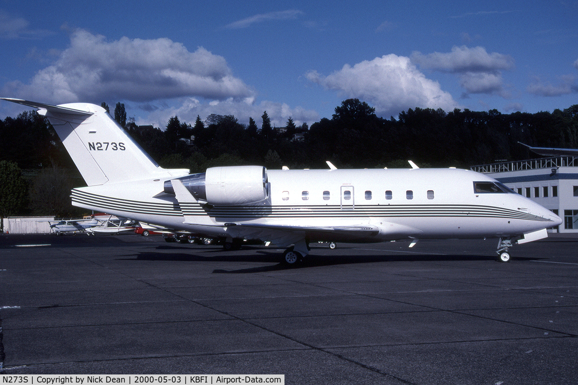 N273S, 1998 Bombardier Challenger 604 (CL-600-2B16) C/N 5396, KBFI