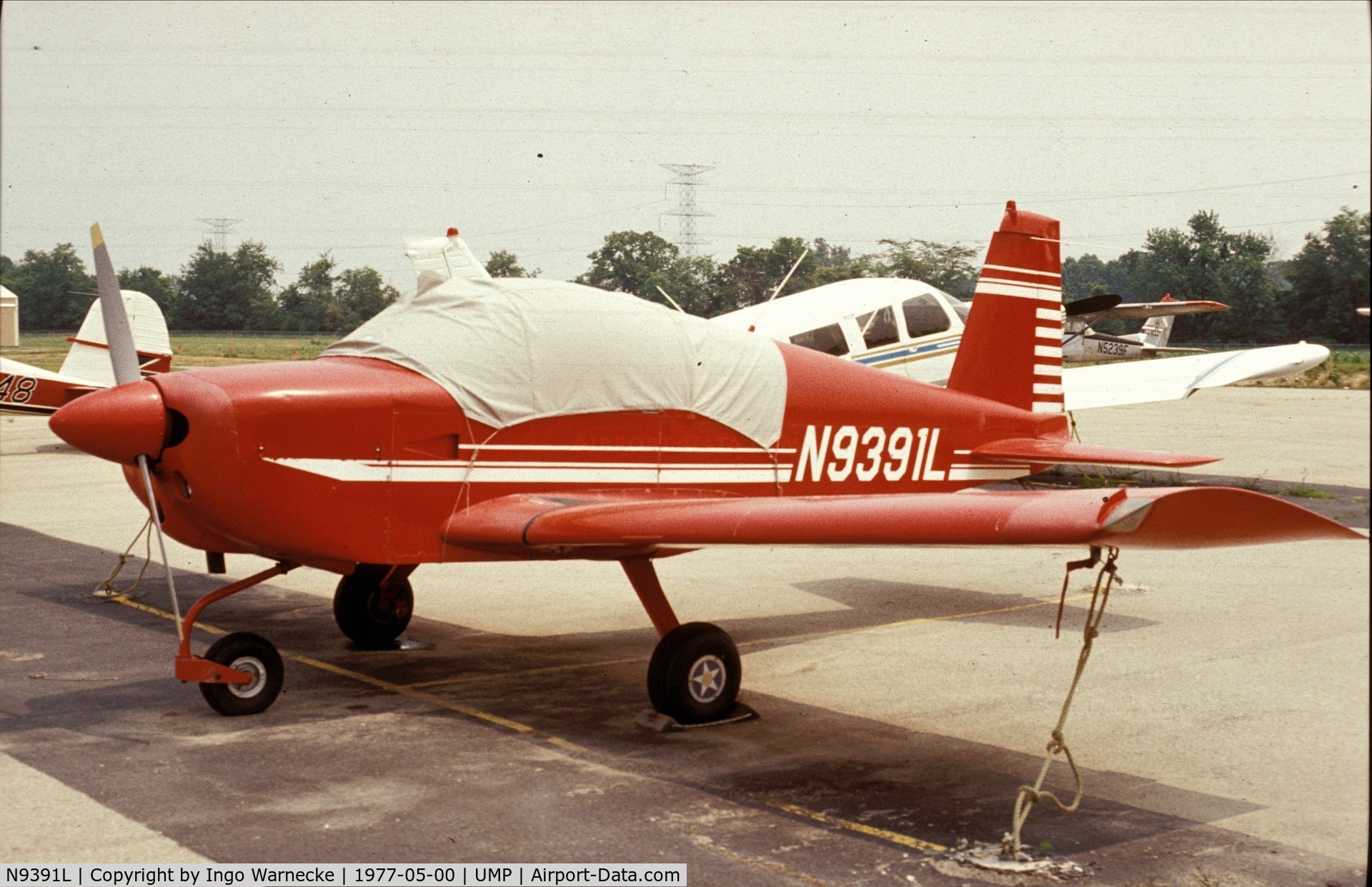 N9391L, 1971 American Aviation AA-1A Trainer C/N AA1A-0091, American Aviation AA-1A Trainer at Indianapolis Metropolitan Airport