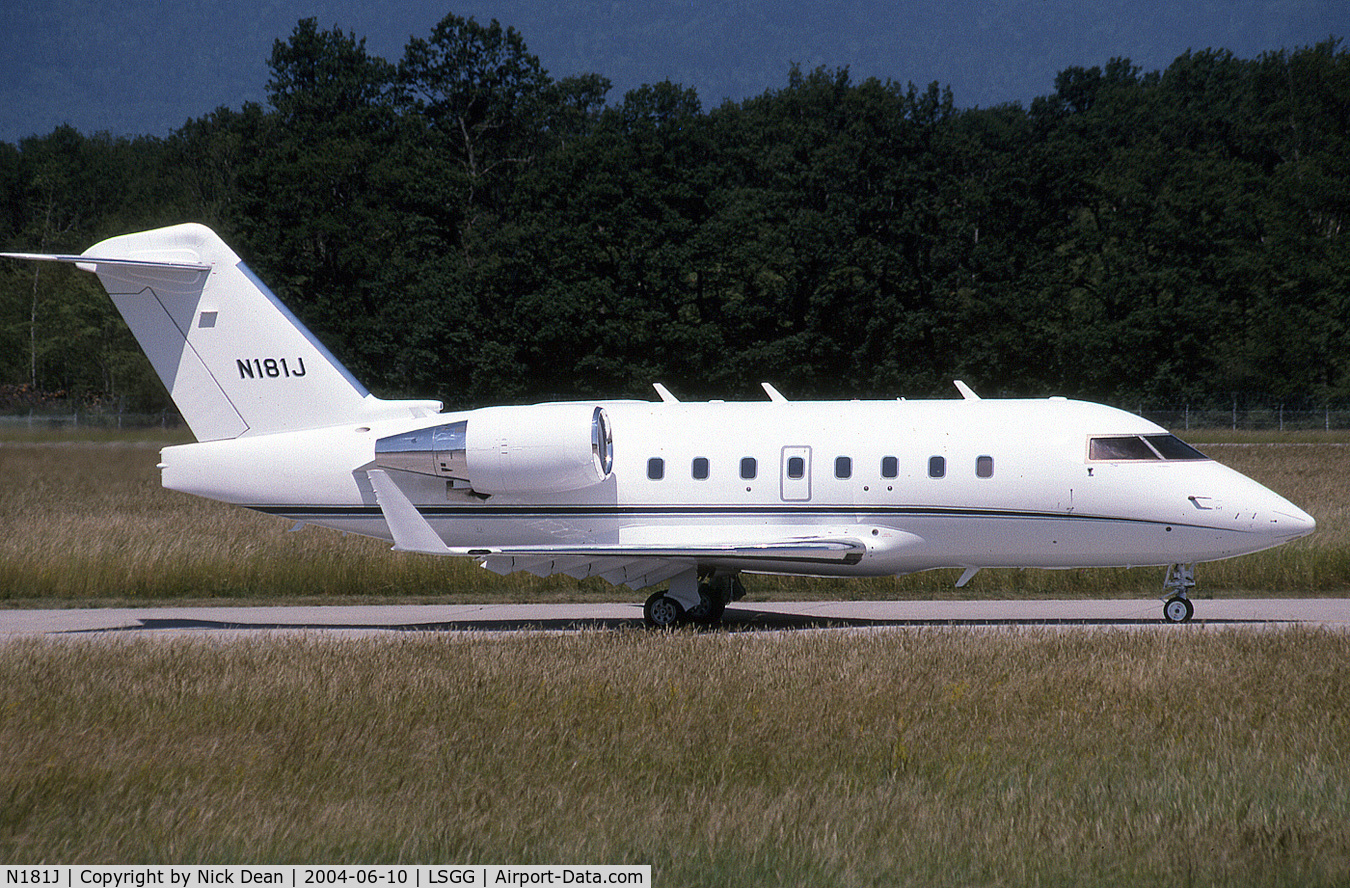 N181J, 1999 Bombardier Challenger 604 (CL-600-2B16) C/N 5433, LSGG