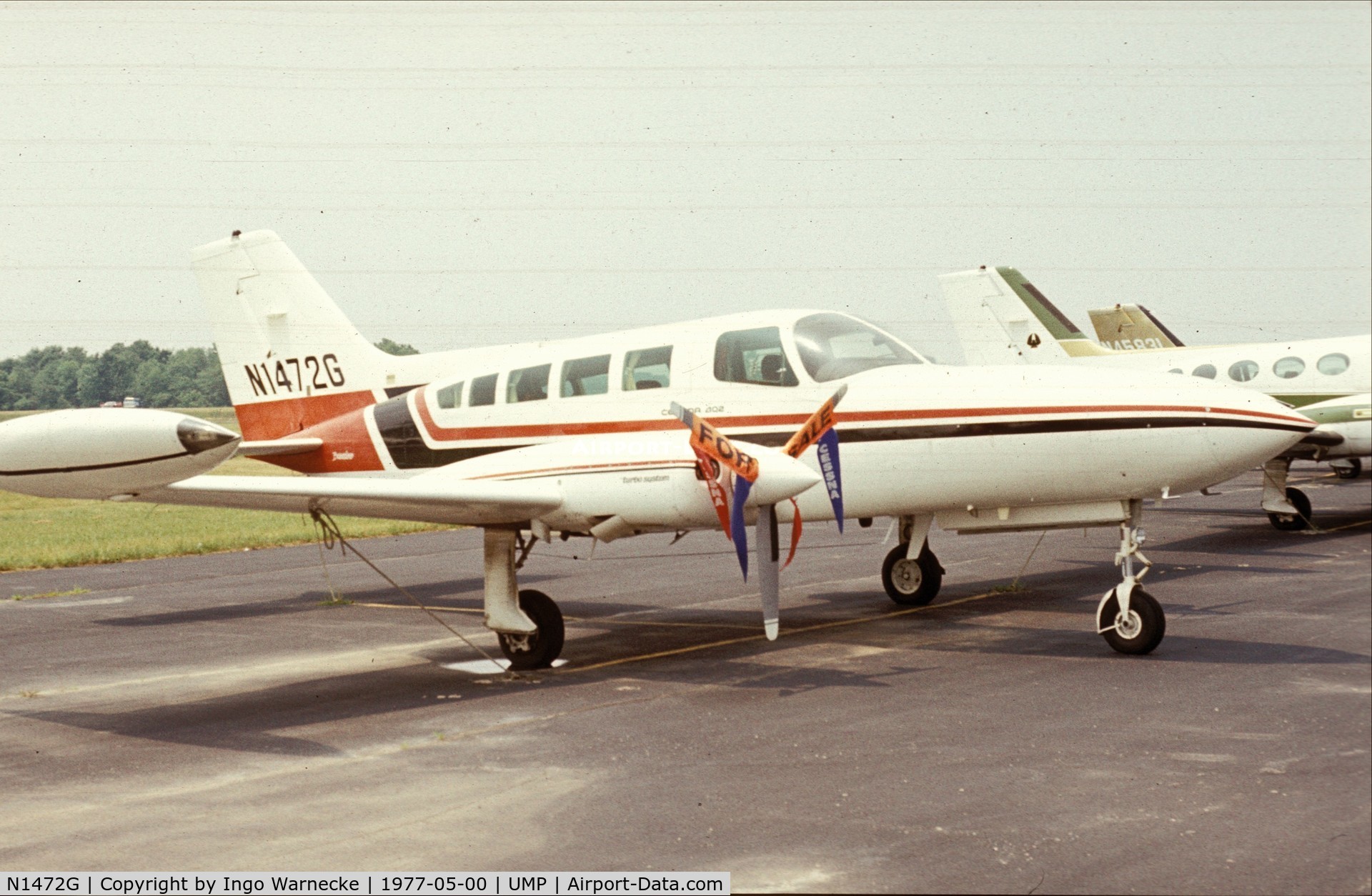 N1472G, Cessna 402B Businessliner C/N Not found N1472G, Cessna 402B at Indianapolis Metropolitan Airport