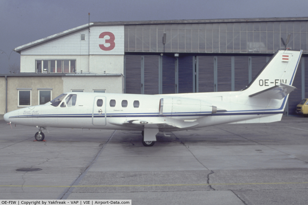 OE-FIW, 1979 Cessna 500 Citation 1 C/N 500-0398, Polsterer Jets Cessna 500 Citation 1