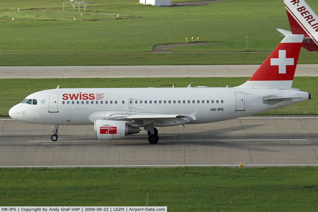 HB-IPS, 1997 Airbus A319-112 C/N 734, SWISS A319