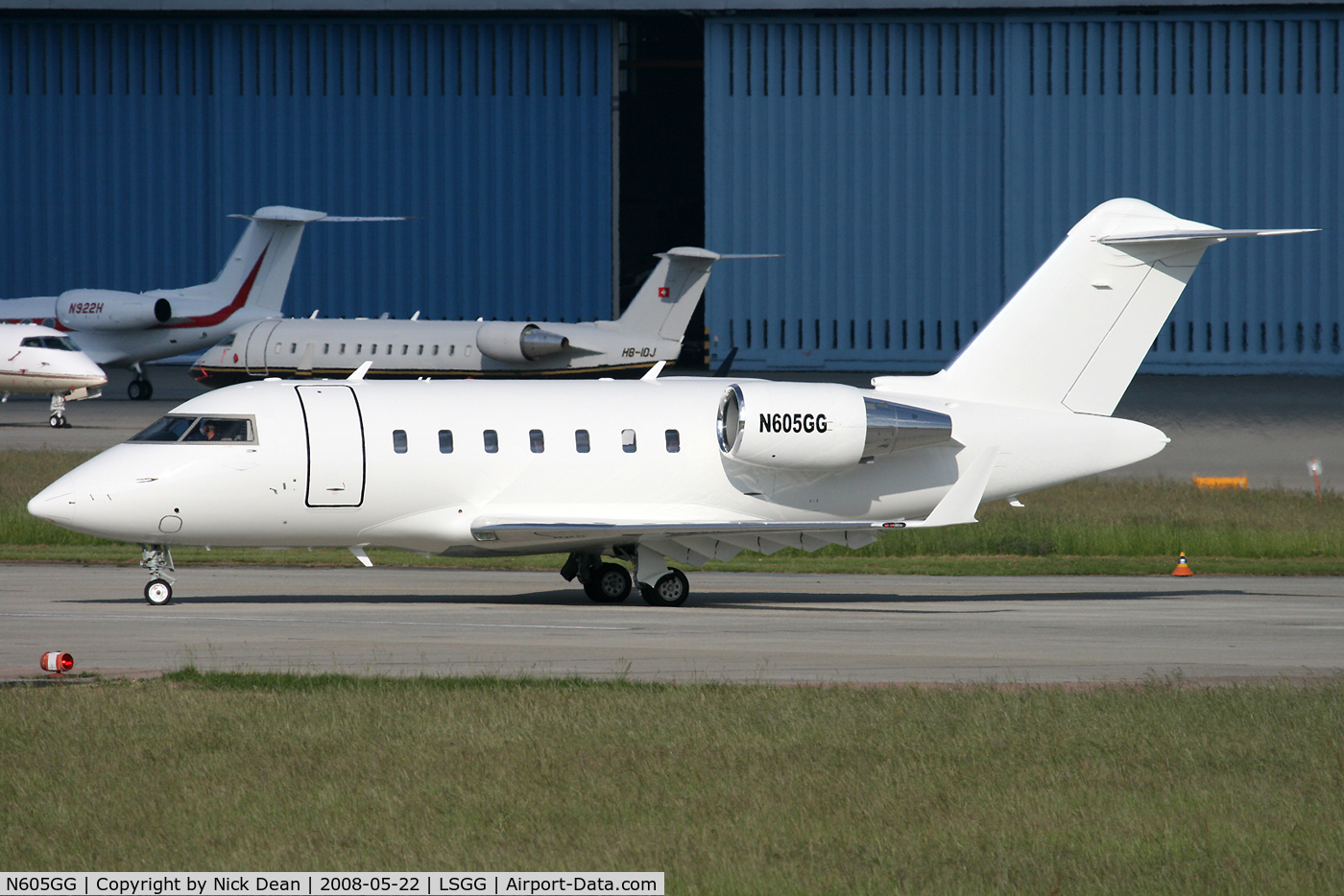 N605GG, 2007 Bombardier Challenger 605 (CL-600-2B16) C/N 5728, LSGG