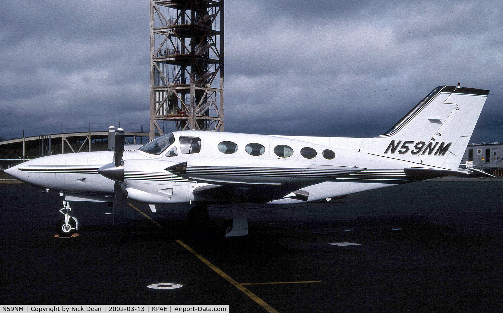 N59NM, 1975 Cessna 421B Golden Eagle C/N 421B0870, KPAE (Turbine modified C421B)