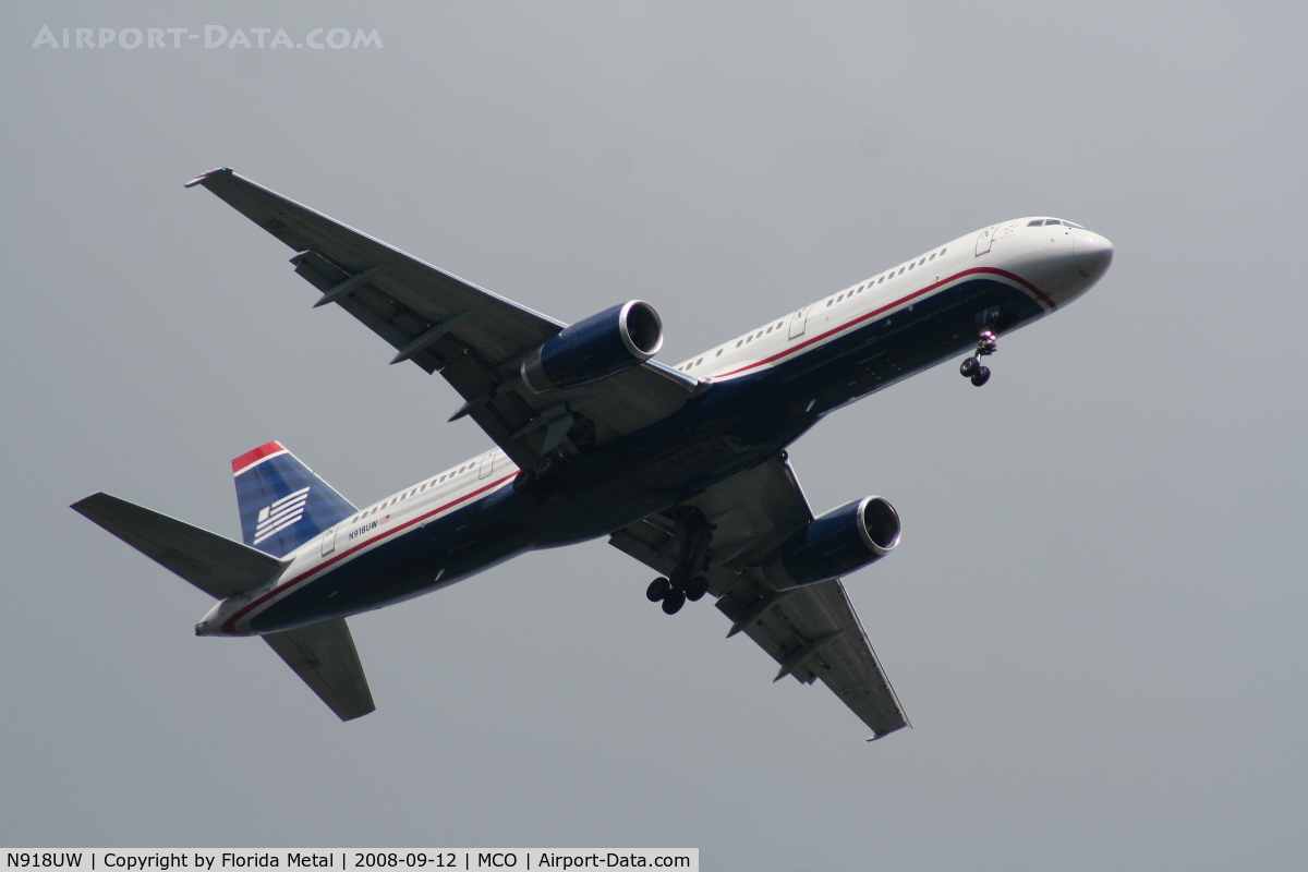 N918UW, 1982 Boeing 757-225 C/N 22196, US Airways 757-200