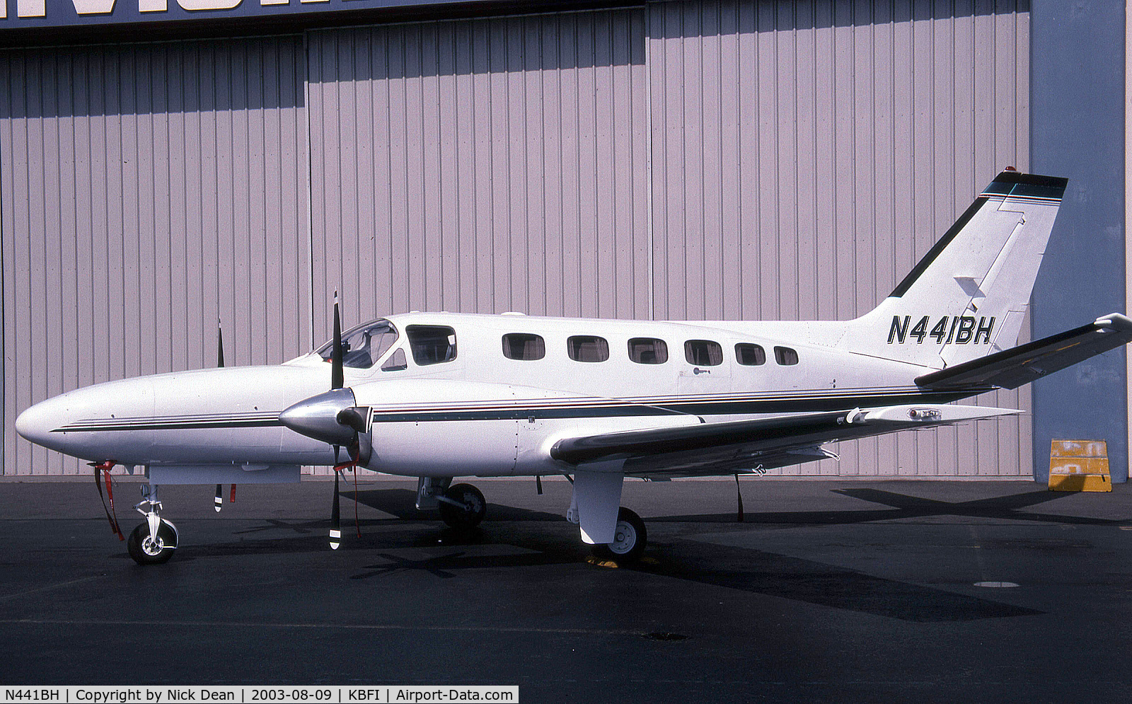 N441BH, Cessna 441 C/N 441-0145, KBFI