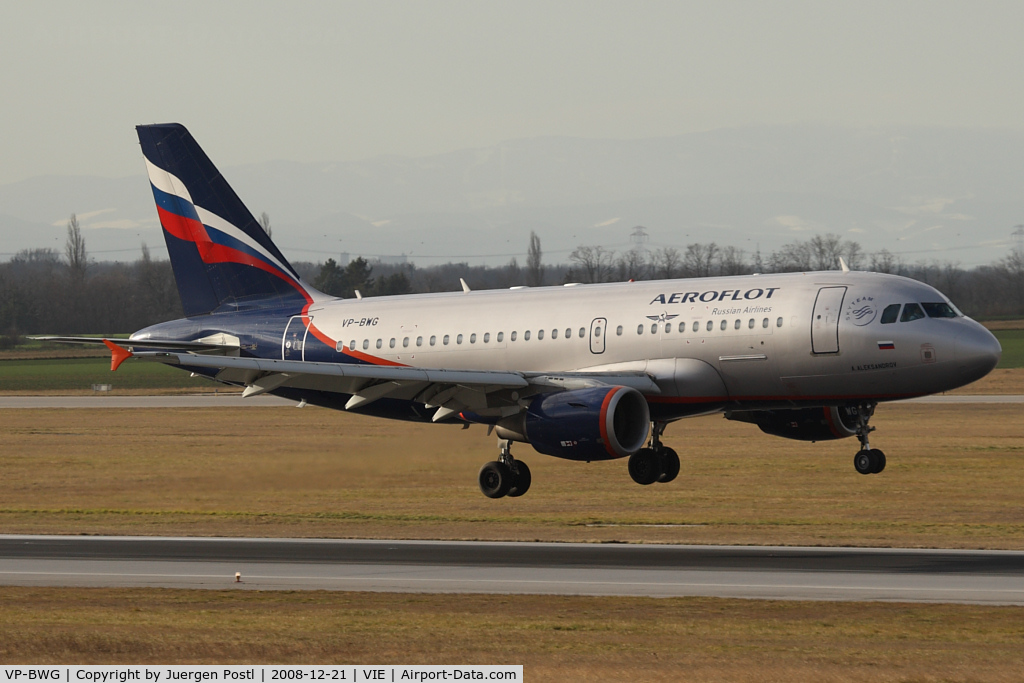 VP-BWG, 2003 Airbus A319-111 C/N 2093, Airbus A319-111