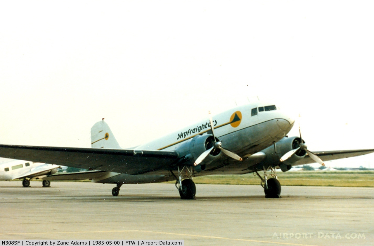 N308SF, 1943 Douglas C-47A Skytrain C/N 18984, Skyfreighters DC-3 at Mecham Field