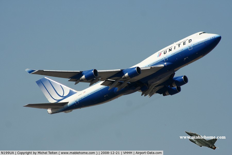 N199UA, 1997 Boeing 747-422 C/N 28717, United Airlines