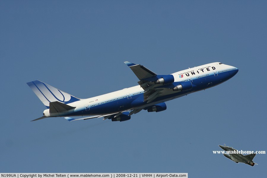 N199UA, 1997 Boeing 747-422 C/N 28717, United Airlines