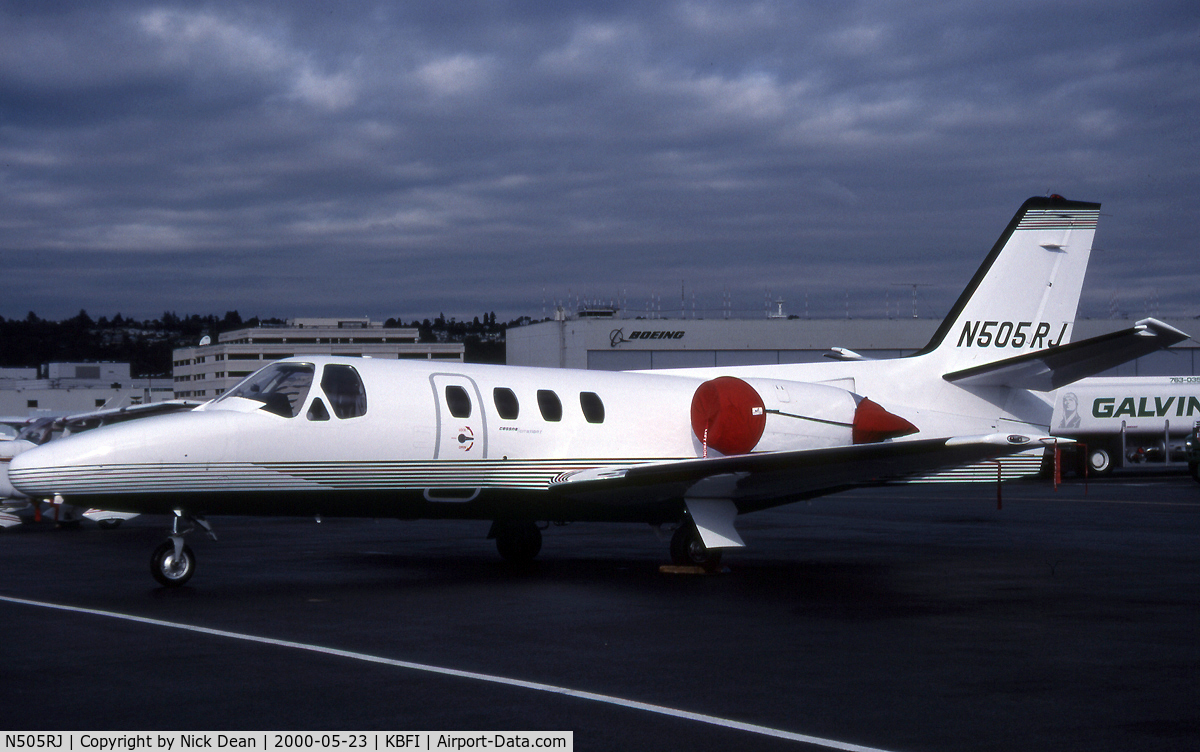 N505RJ, 1977 Cessna 501 Citation I/SP C/N 501-0009, KBFI