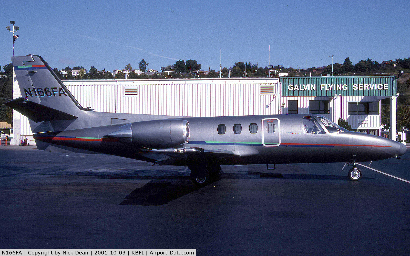 N166FA, 1980 Cessna 501 Citation I/SP C/N 501-0166, KBFI