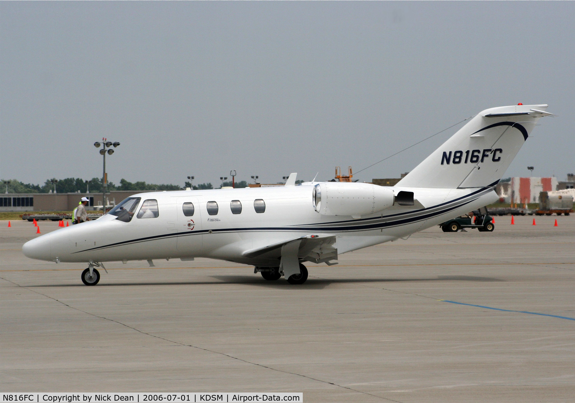 N816FC, 1994 Cessna 525 CitationJet CJ1 C/N 525-0059, KDSM