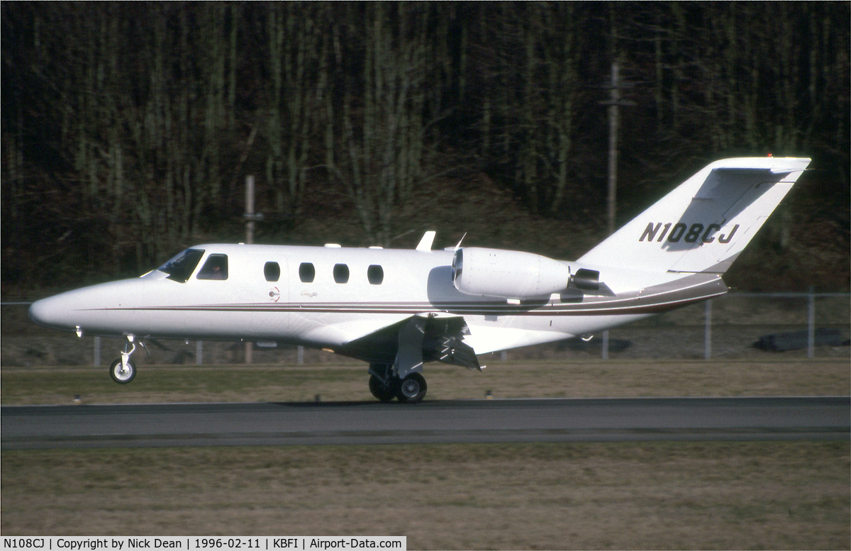 N108CJ, 1995 Cessna 525 CitationJet C/N 525-0108, KBFI