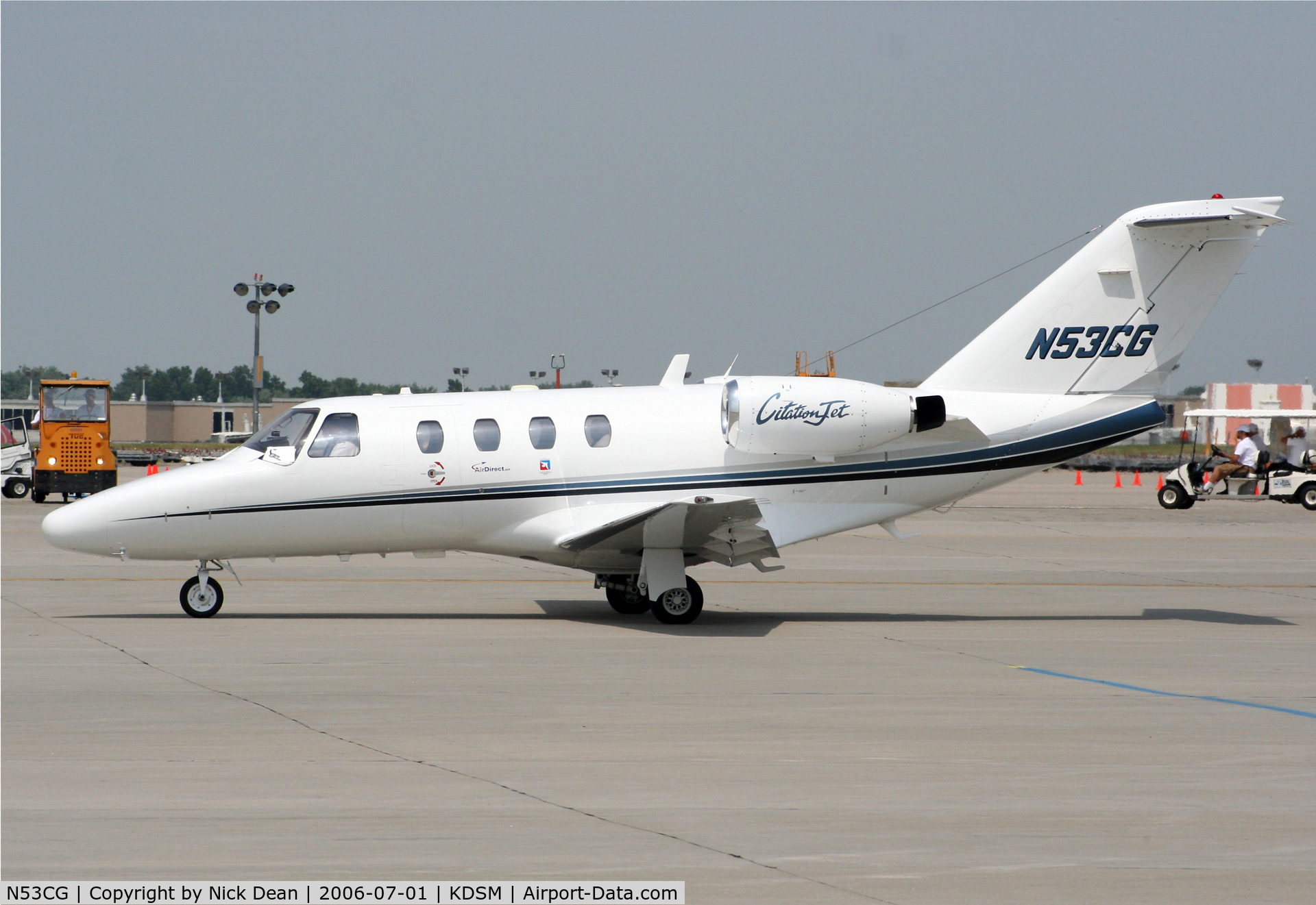 N53CG, 1997 Cessna 525 C/N 525-0233, KDSM