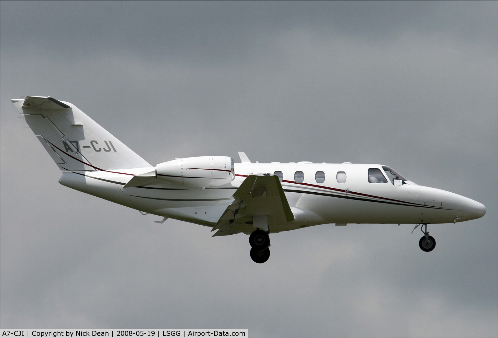 A7-CJI, 2007 Cessna 525 CitationJet CJ1+ C/N 525-0646, LSGG