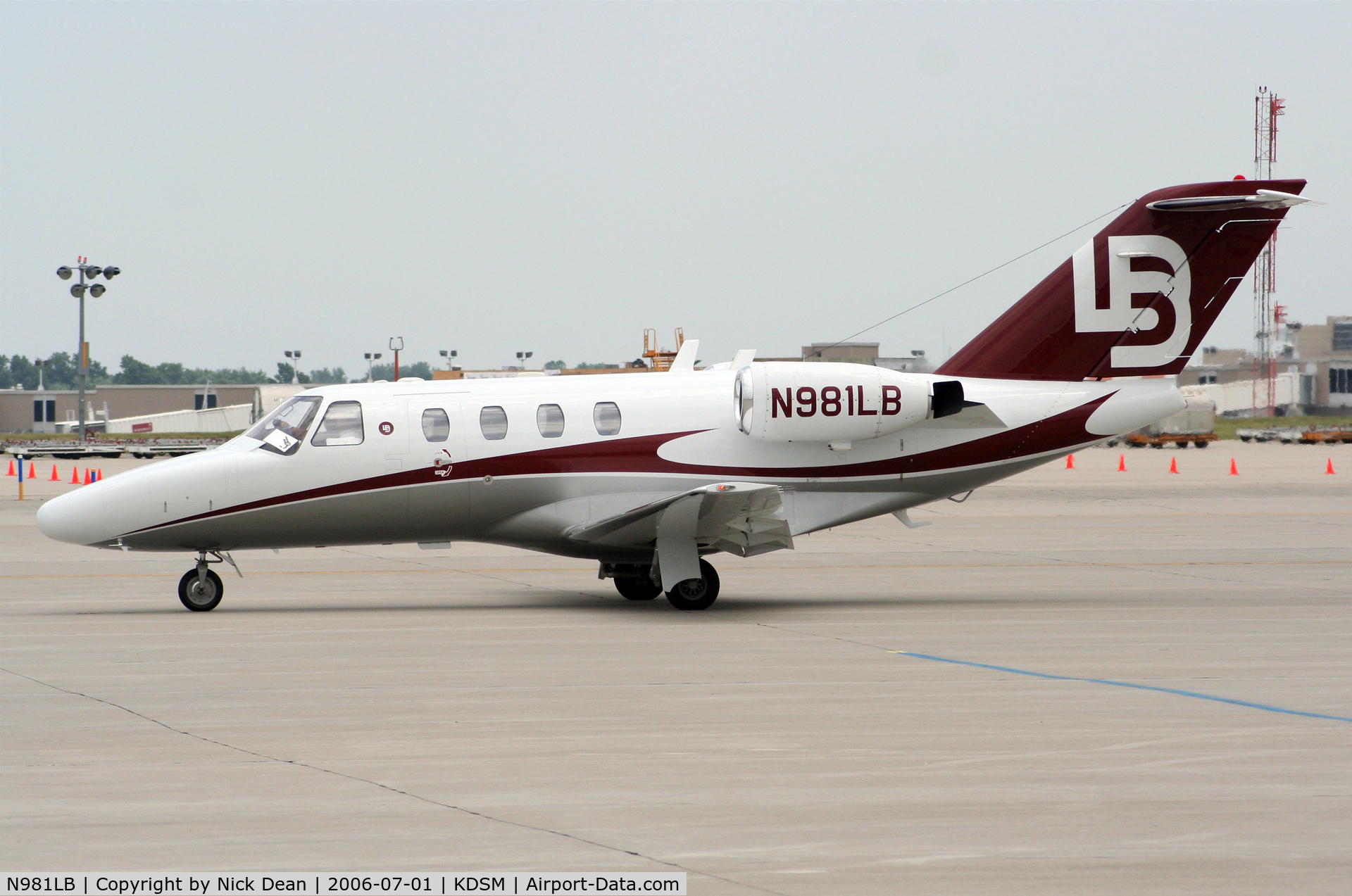 N981LB, 2005 Cessna 525 C/N 525-0546, KDSM
