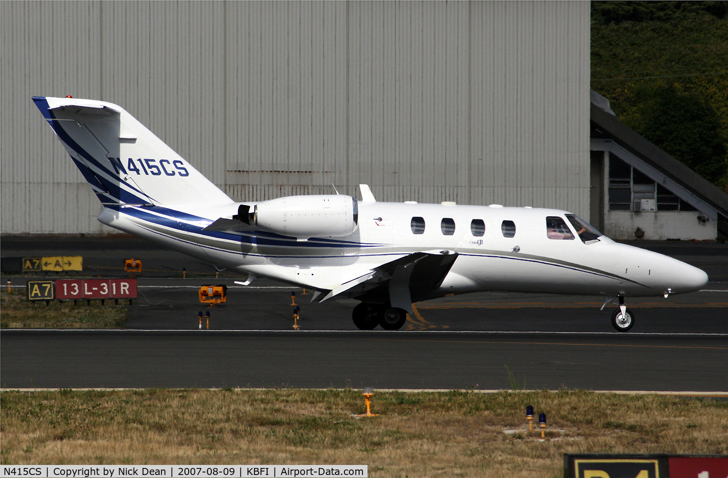 N415CS, 2000 Cessna 525 C/N 525-0373, KBFI