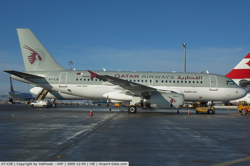 A7-CJB, 2004 Airbus A319-133LR C/N 2341, Qatar Airways Airbus 319