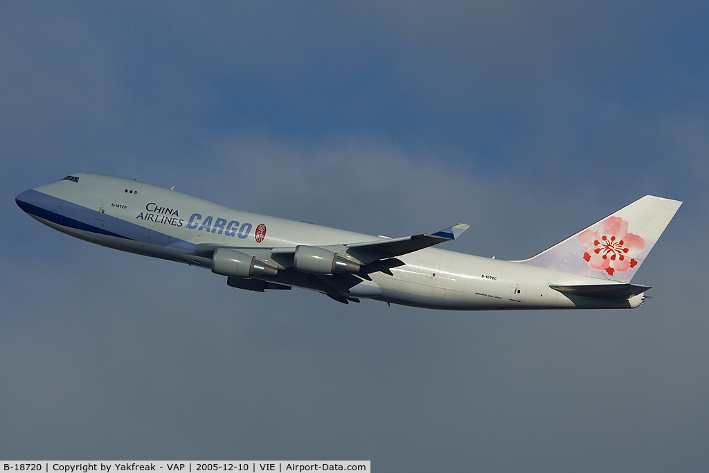 B-18720, 2005 Boeing 747-409F/SCD C/N 33733, China Airlines Boeing 747-400