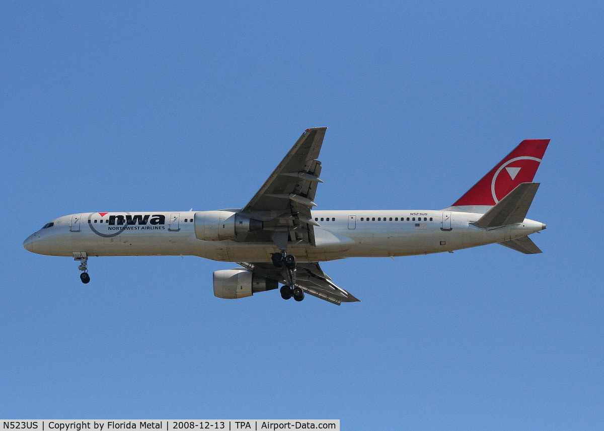 N523US, 1987 Boeing 757-251 C/N 23617, Northwest 757-200