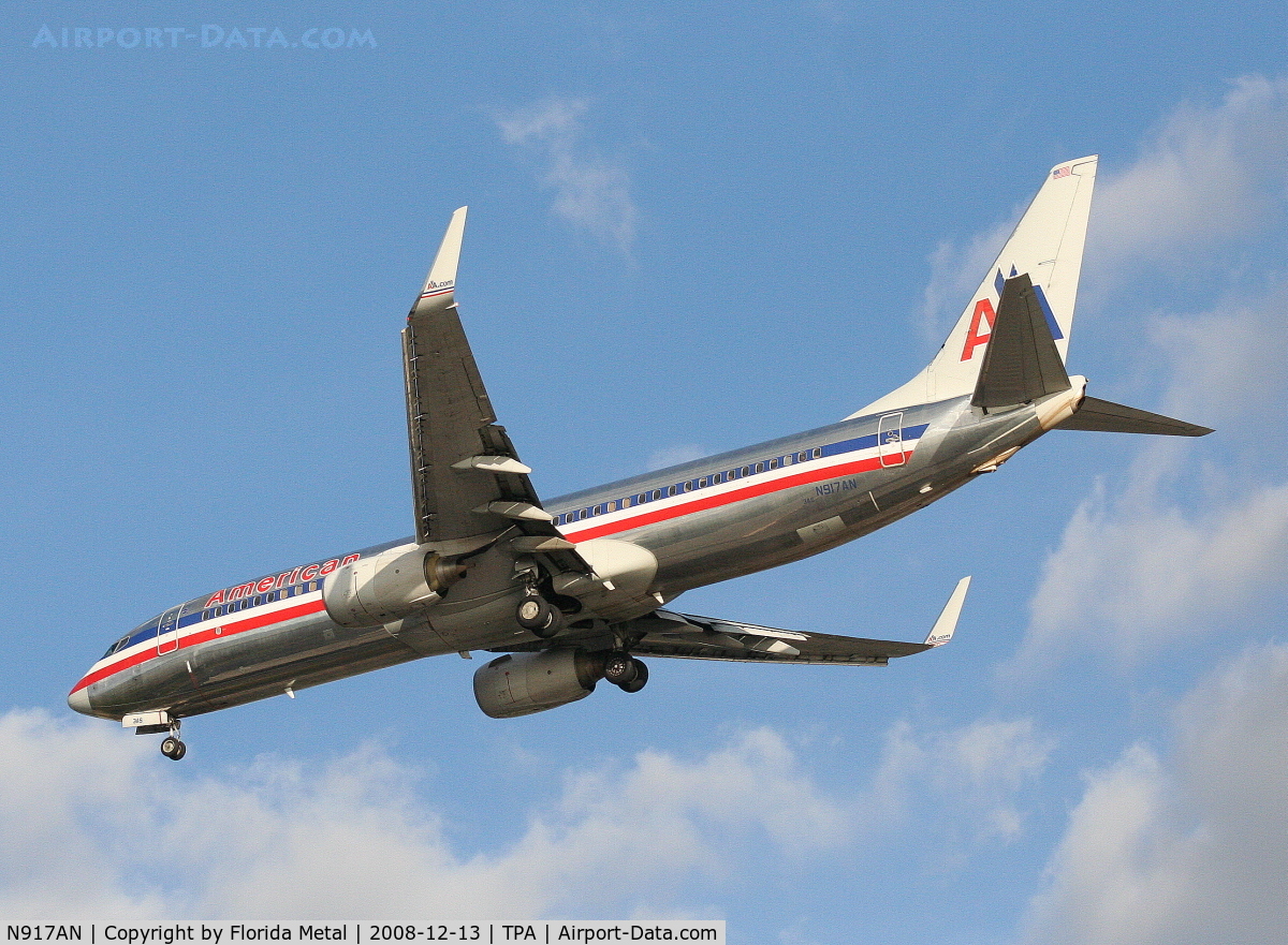 N917AN, 1999 Boeing 737-823 C/N 29518, American 737-800