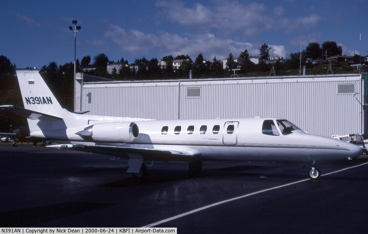 N391AN, 1979 Cessna 550 Citation II C/N 550-0084, KBFI