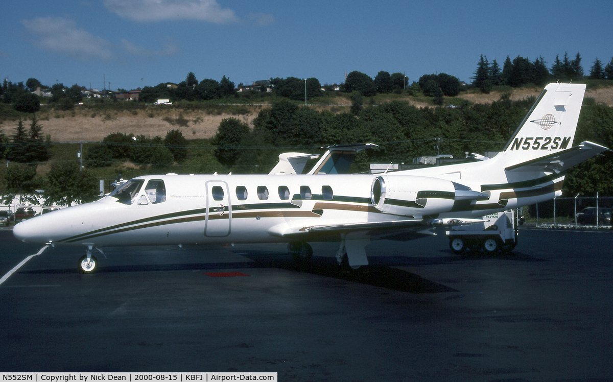 N552SM, 2000 Cessna 550 C/N 550-0929, KBFI