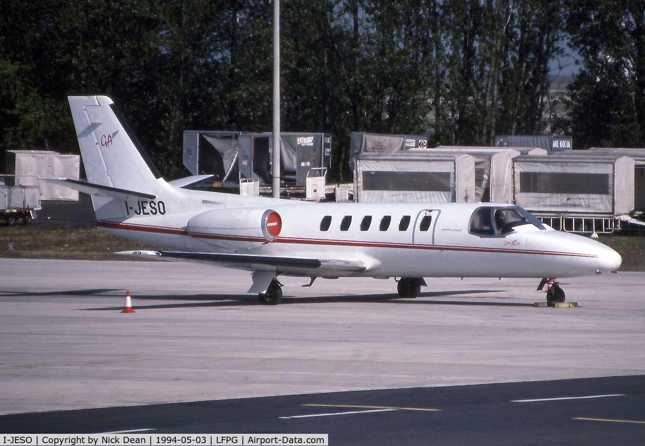I-JESO, 1981 Cessna 550 Citation II C/N 550-0255, LFPG (Currently registered D-CIAO)