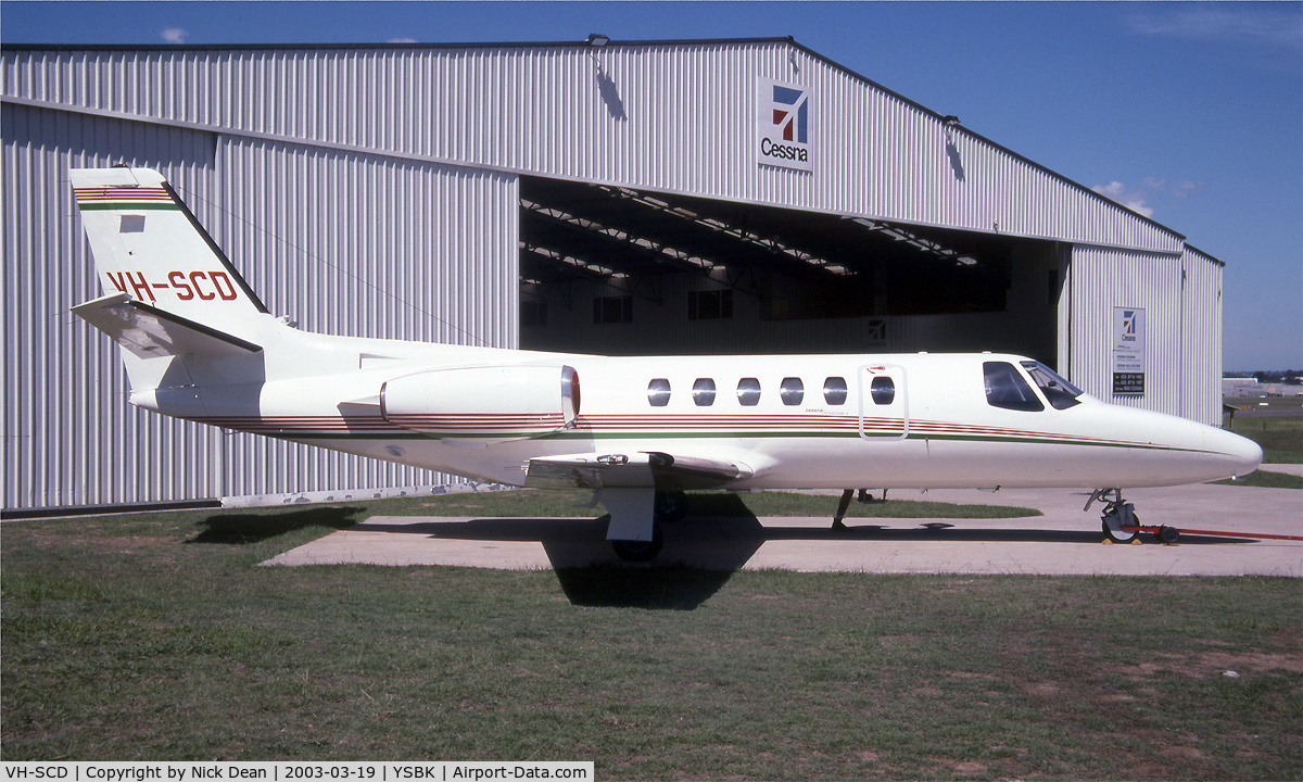 VH-SCD, 1982 Cessna 550 Citation II C/N 550-0339, YSBK