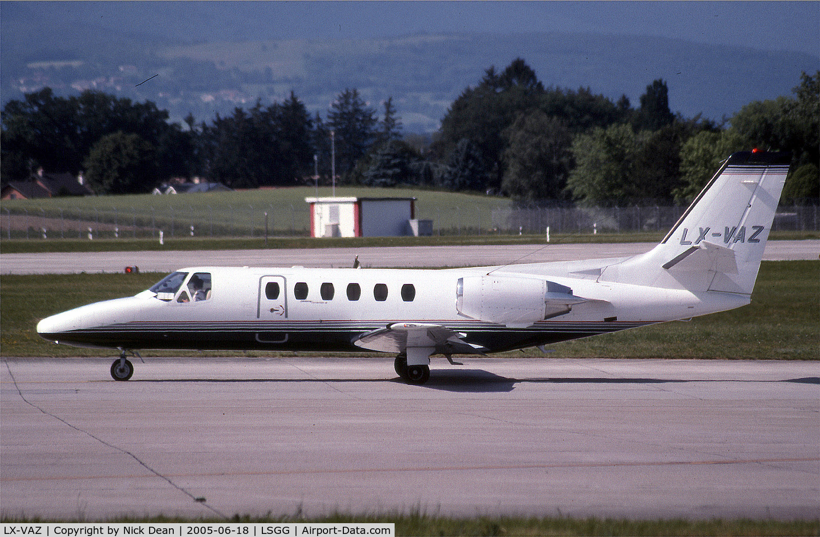 LX-VAZ, 1989 Cessna 550 Citation II C/N 550-0622, LSGG