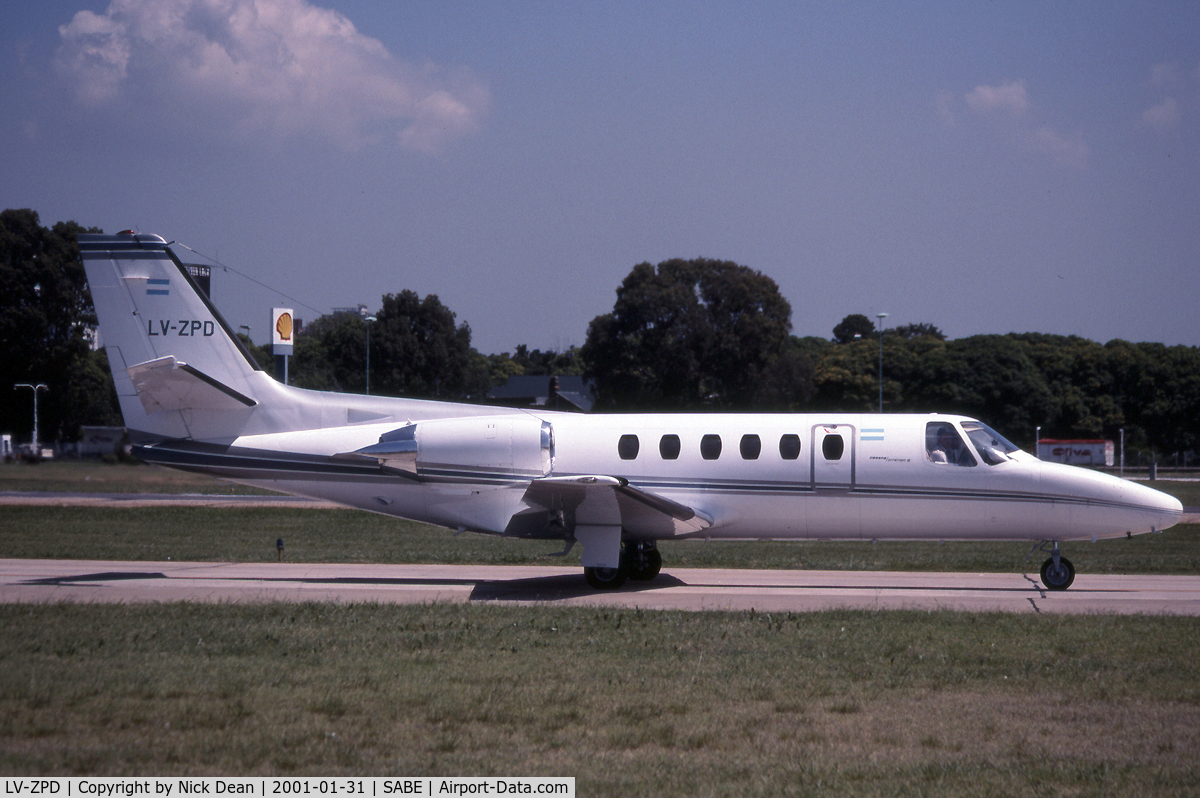 LV-ZPD, 1982 Cessna 550 Citation II C/N 550-0406, SABE