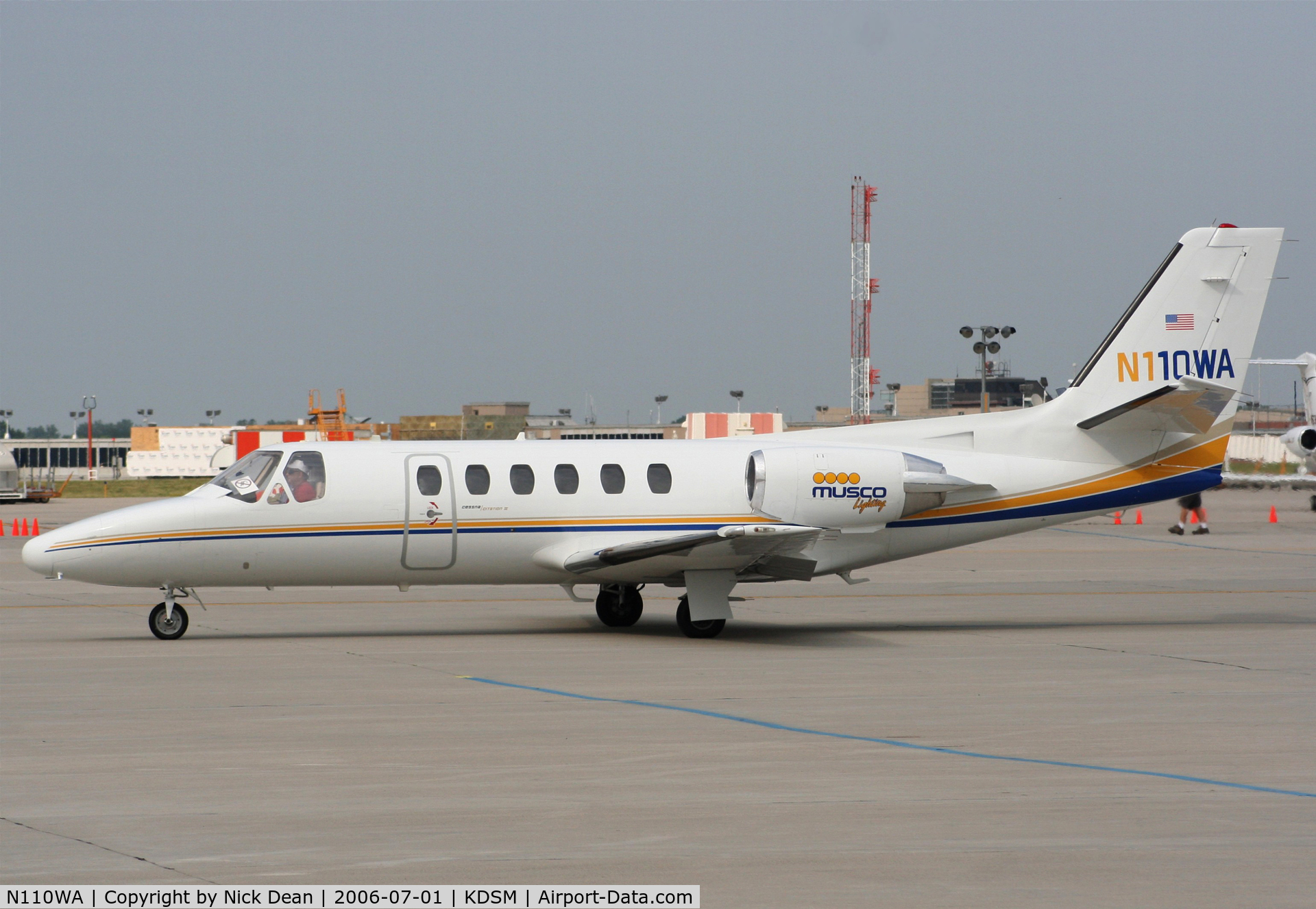 N110WA, 1982 Cessna 550 Citation II C/N 550-0408, KDSM