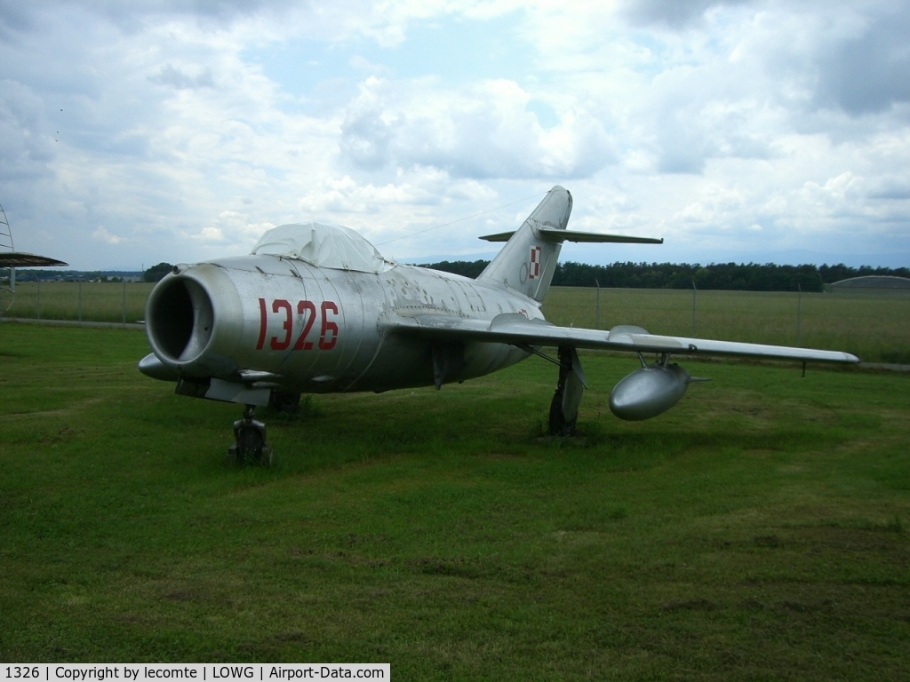 1326, PZL-Mielec Lim-2 (MiG-15bis) C/N 1B13-026, LiM-2: Polish version of the MiG-15