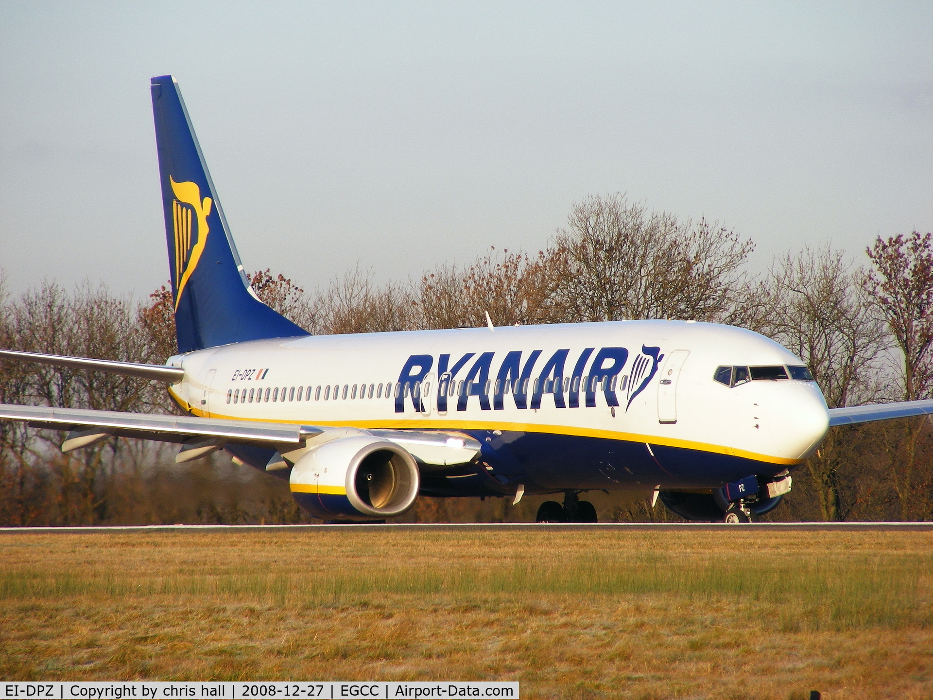 EI-DPZ, 2007 Boeing 737-8AS C/N 33616, Ryanair