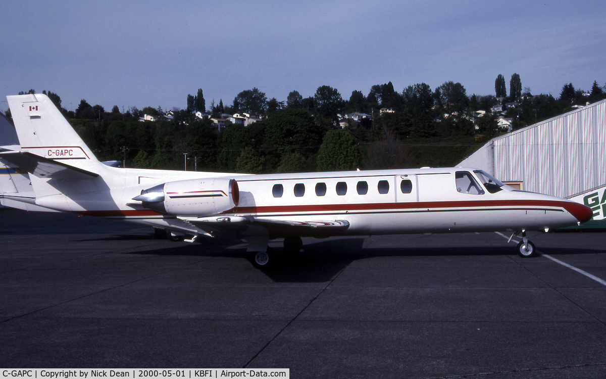 C-GAPC, 1989 Cessna 560 Citation V C/N 560-0033, KBFI