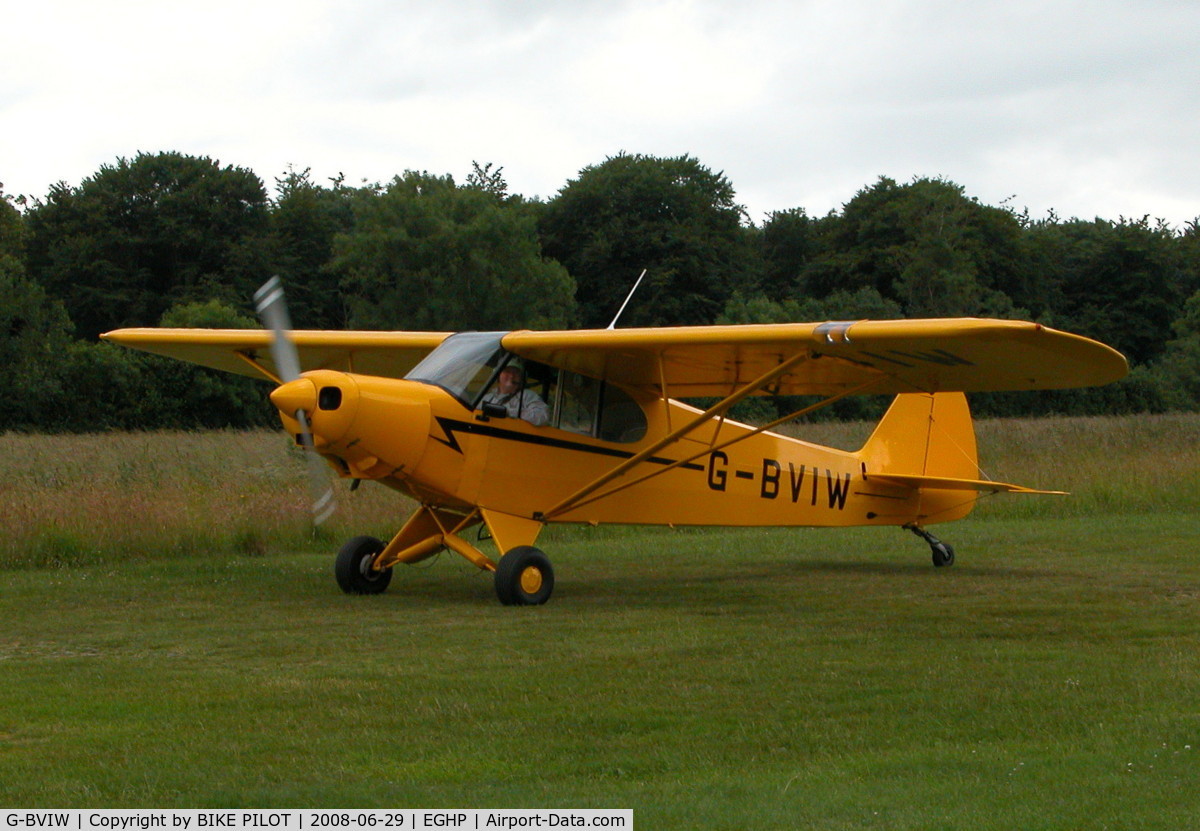 G-BVIW, 1965 Piper PA-18-150 Super Cub C/N 18-8277, POPHAM RESIDENT