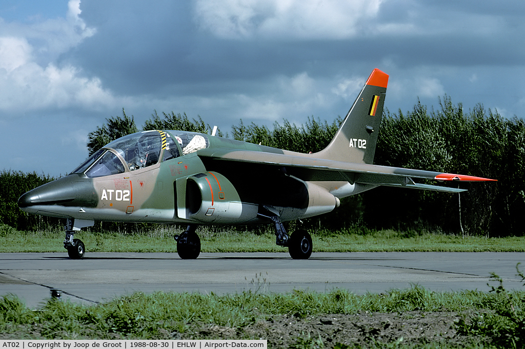 AT02, 1978 Dassault-Dornier Alpha Jet 1B C/N B02/1014, In 1988 the famous AGL photo rules came into being. During the entire summer we entered the base to take our pictures.