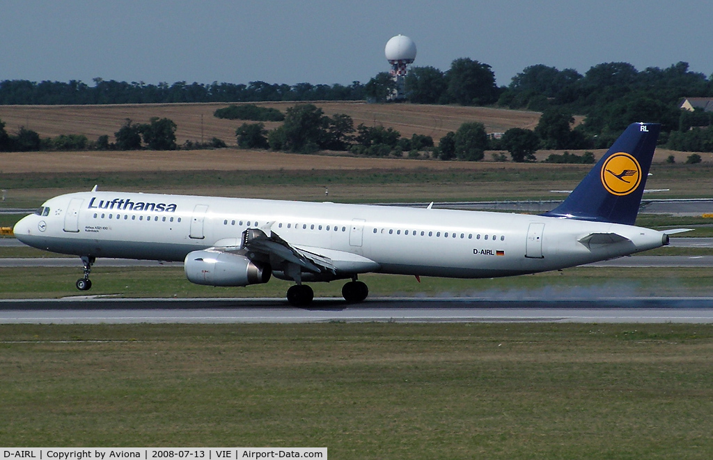 D-AIRL, 1994 Airbus A321-131 C/N 505, Lufthansa Airbus A321-131