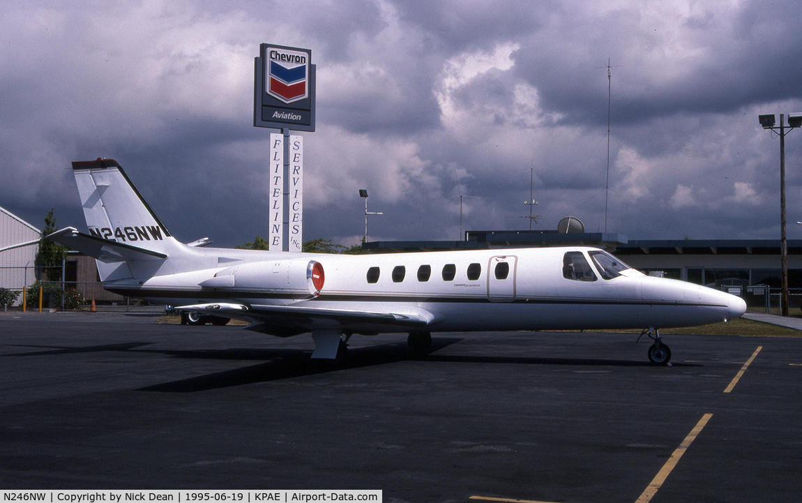 N246NW, 1981 Cessna 550 Citation II C/N 550-0313, KPAE