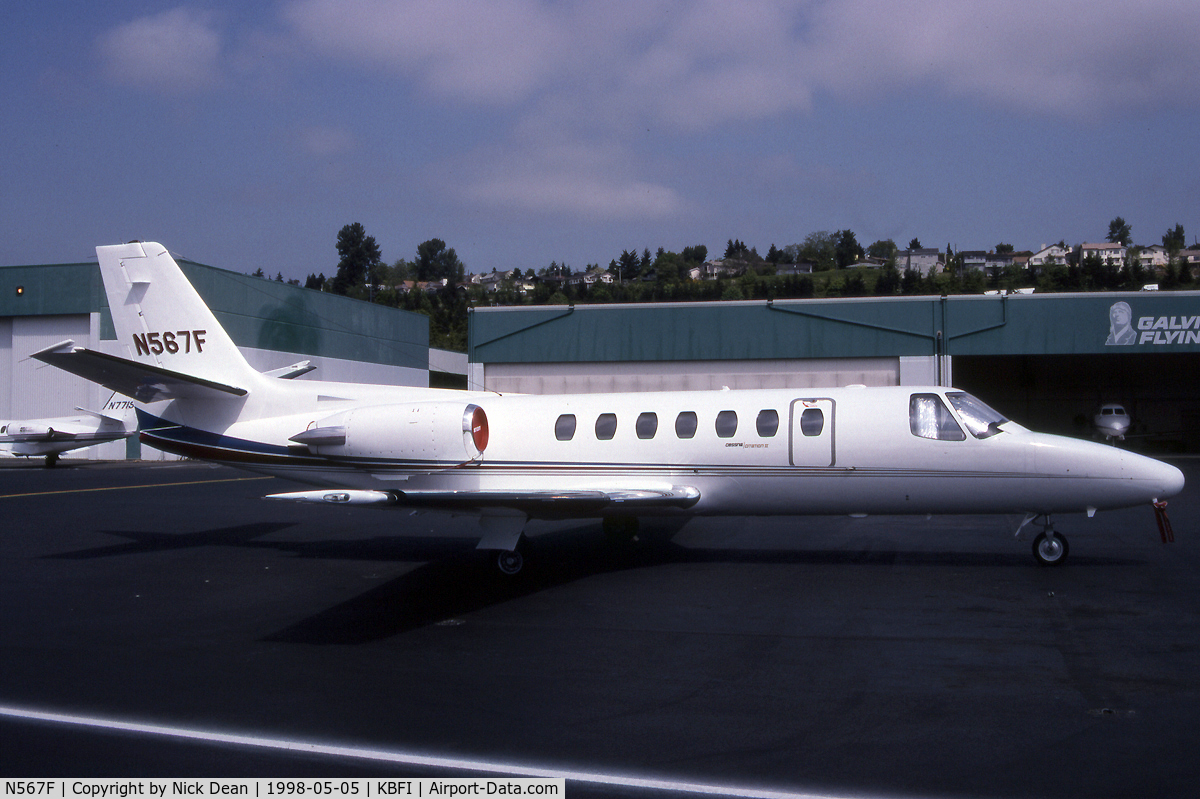 N567F, 1992 Cessna 560 C/N 560-0171, KBFI