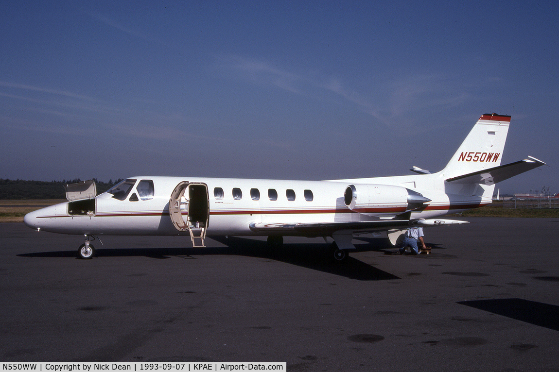 N550WW, 1992 Cessna 560 C/N 560-0180, KPAE