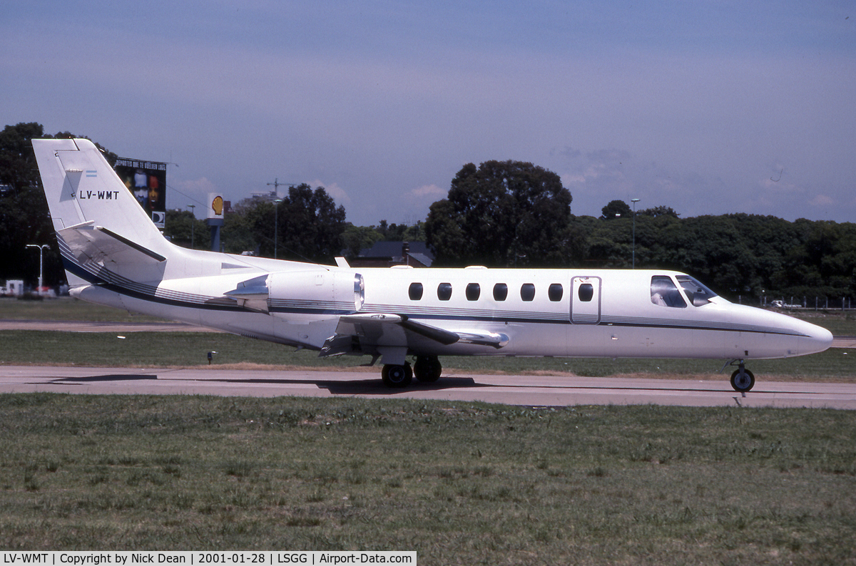 LV-WMT, 1995 Cessna 560 Citation V C/N 560-0305, LSGG