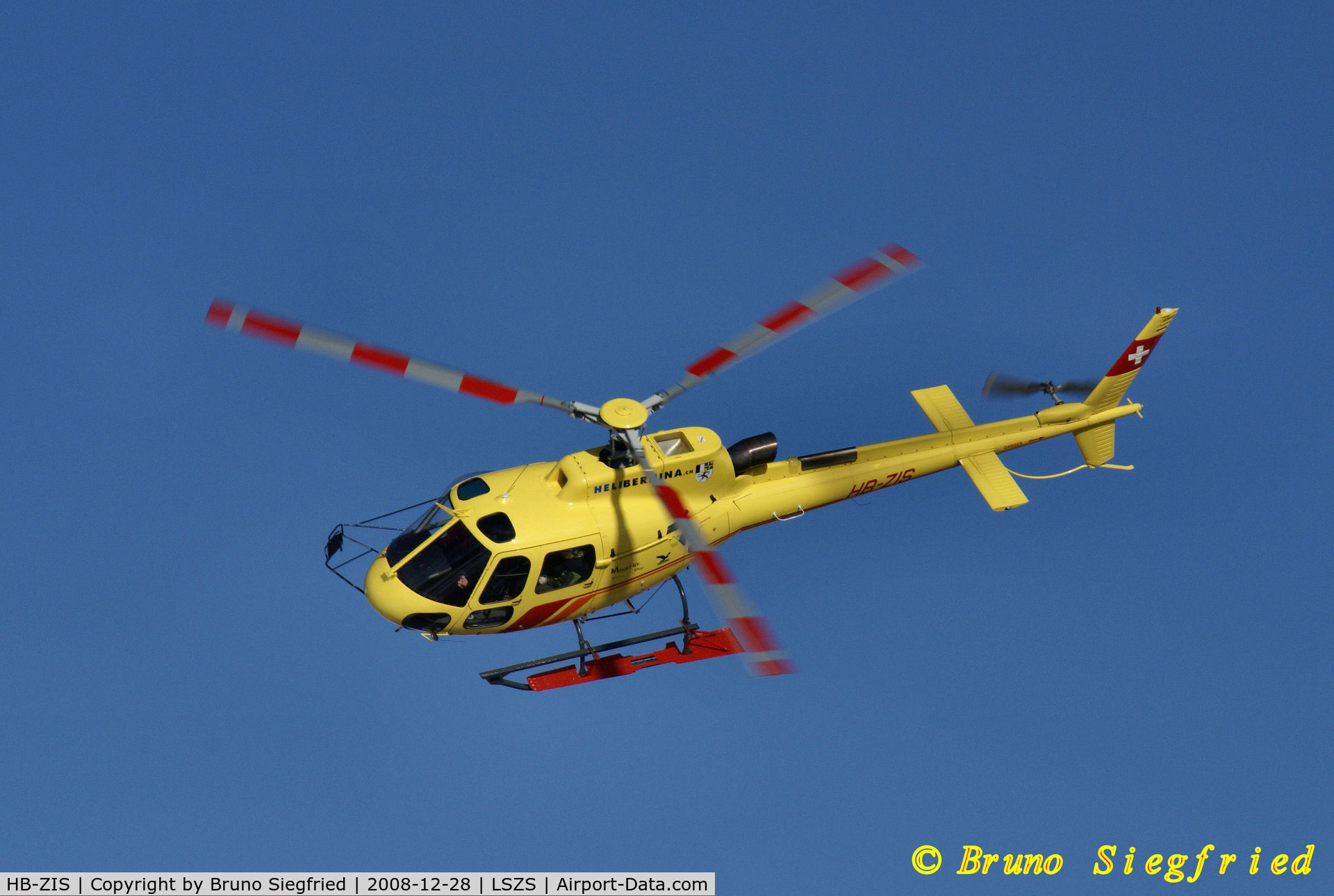 HB-ZIS, 2008 Eurocopter AS-350B-3 Ecureuil Ecureuil C/N 4493, Samedan Airport