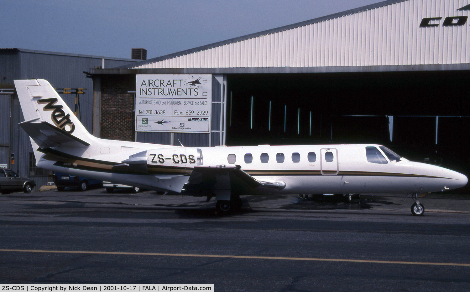 ZS-CDS, 1997 Cessna 560 Citation V C/N 560-0414, FALA